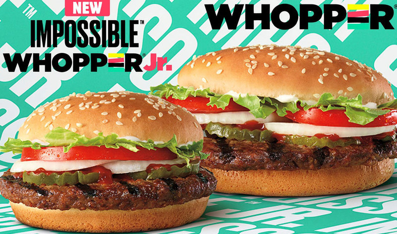 BURGER KING IS TESTING THREE MORE MEATLESS BURGERS AT 180 LOCATIONS