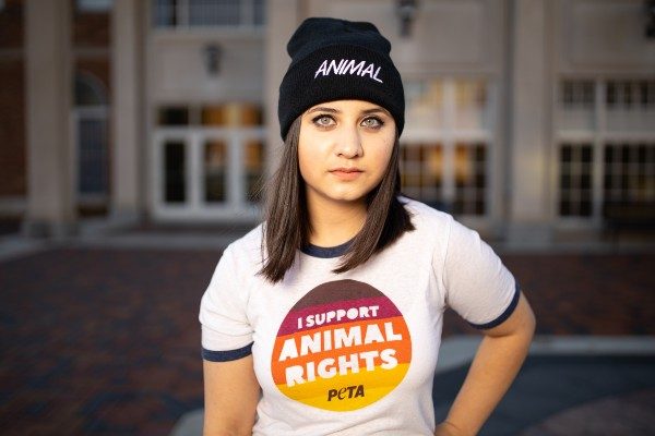 Naomi Mathew's is fighting to have an animal rights club at Truman State University college