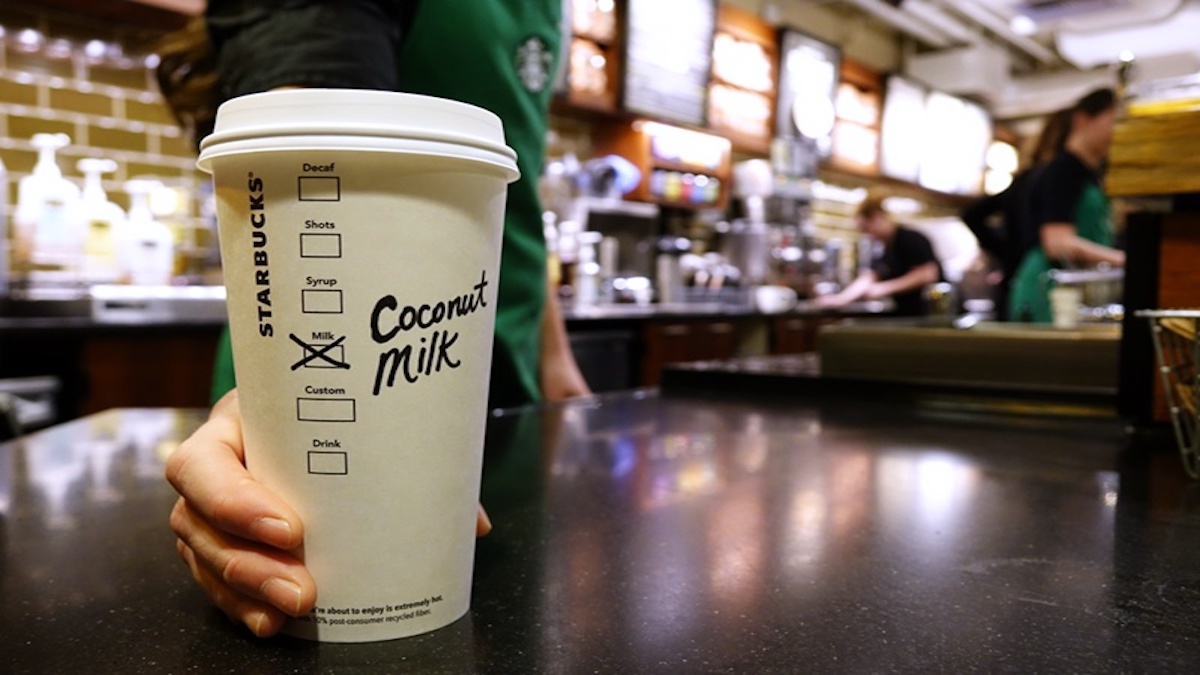 Victory! Starbucks Going Dairy Free