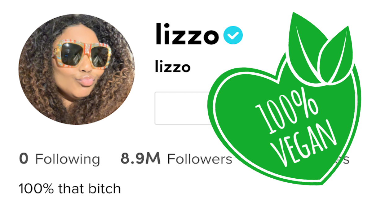 Lizzo Tells 9 Million TikTok Followers She’s Vegan AF