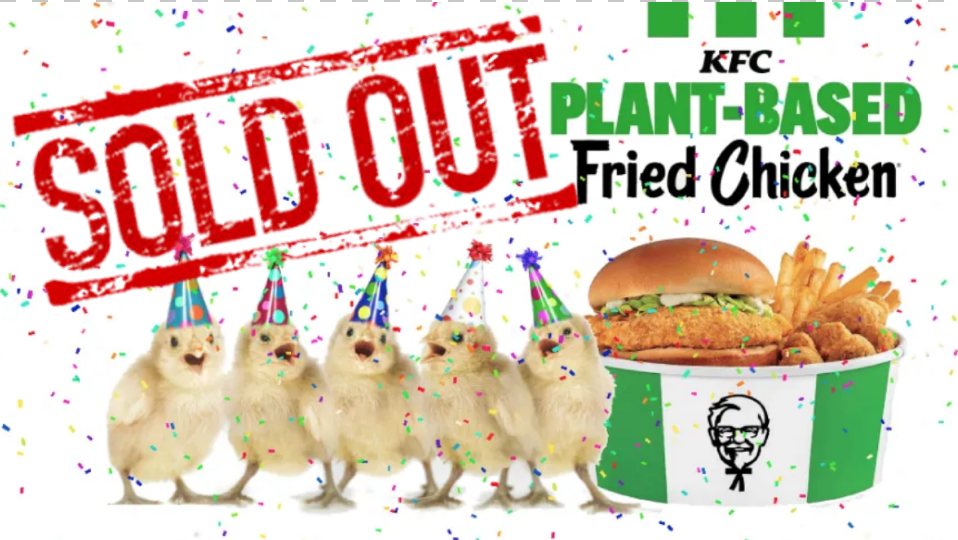 KFC Sells Out Of Vegan Chicken In 6 Hours